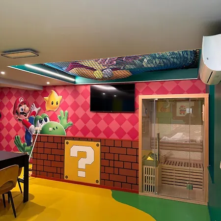 Apartament Retro Gaming Corner - Arcade Games - Jacuzzi - Sauna - Switch 2 Courcelles