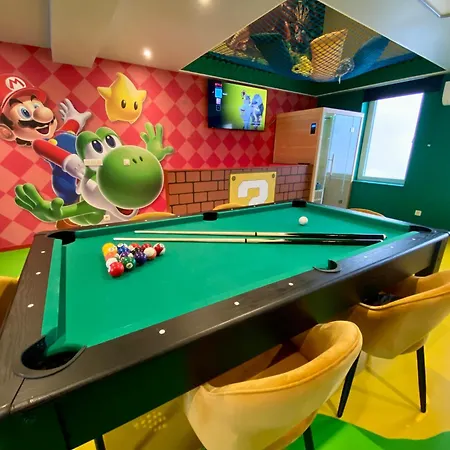 Retro Gaming Mood - Arcade Games - Jacuzzi - Sauna - Switch 2 Apartamento Courcelles
